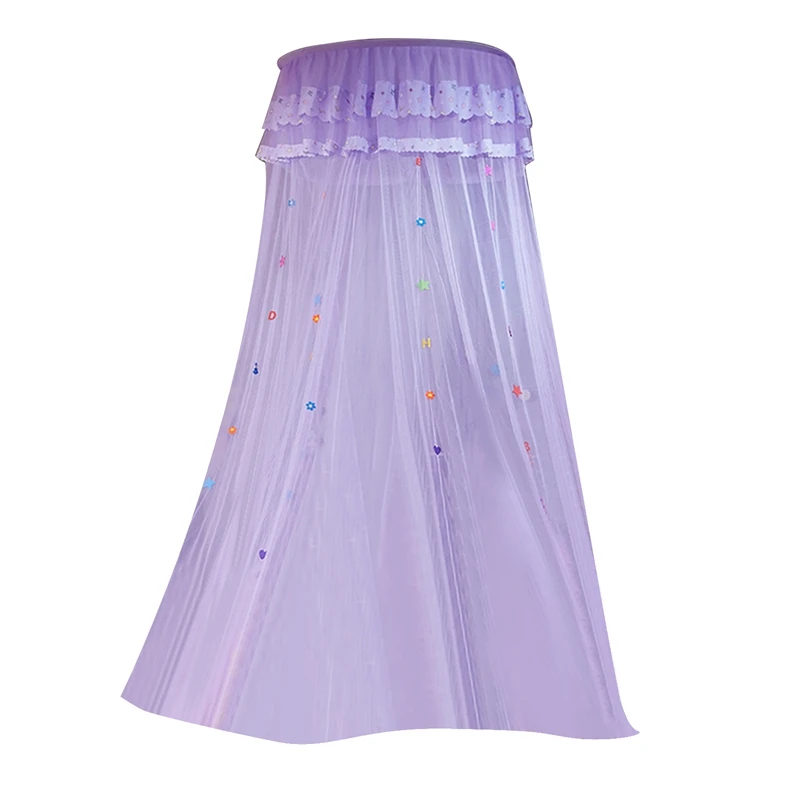 Топ! детская элегантная Тюлевая кровать балдахин сетчатый навес круглой формы