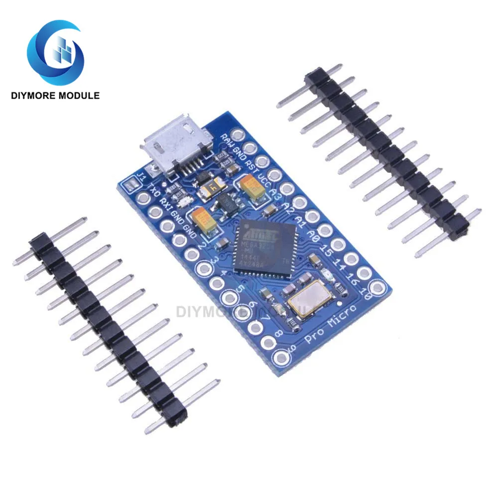 Модуль микроконтроллера Pro Micro ATMEGA32U4 3 В 8 МГц плата для разработки интерфейса SPI