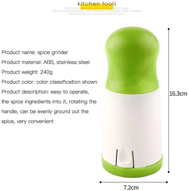 Измельчитель трав специй ручной для ванильный травяной измельчитель мельница