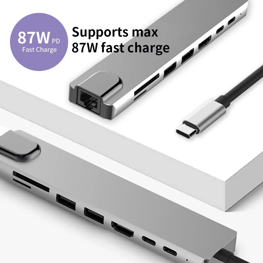 Usb хаб C концентратор Многофункциональный Док станция для ноутбука конвертер Тип