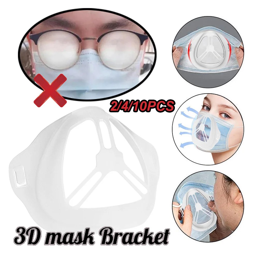 

Hot sell Mouth Mask Support Breathing Assist Mask Inner Cushion Bracket Silicone Mask Holder Support Frame Breathable Washable