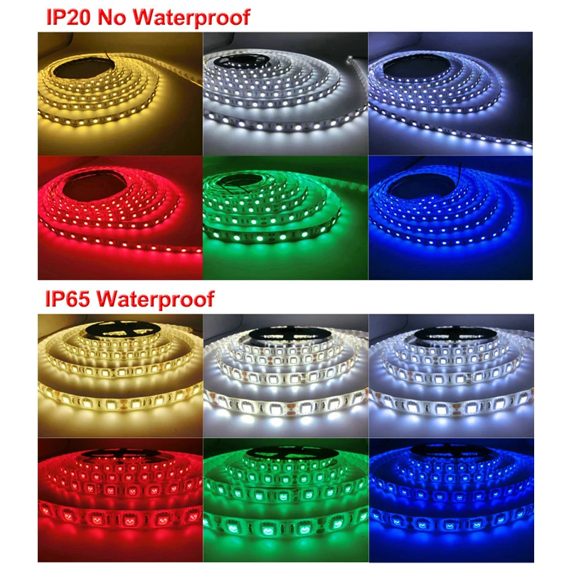 Светодиодная лента RGB 300 5 м 60 светодисветодиодный s/m SMD 2835 белая теплая красная