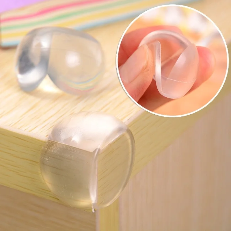 

Baby Safety Silicone Safety Protector Table Corner Protection Children Anticollision Edge Corners Guards Cover for Kid