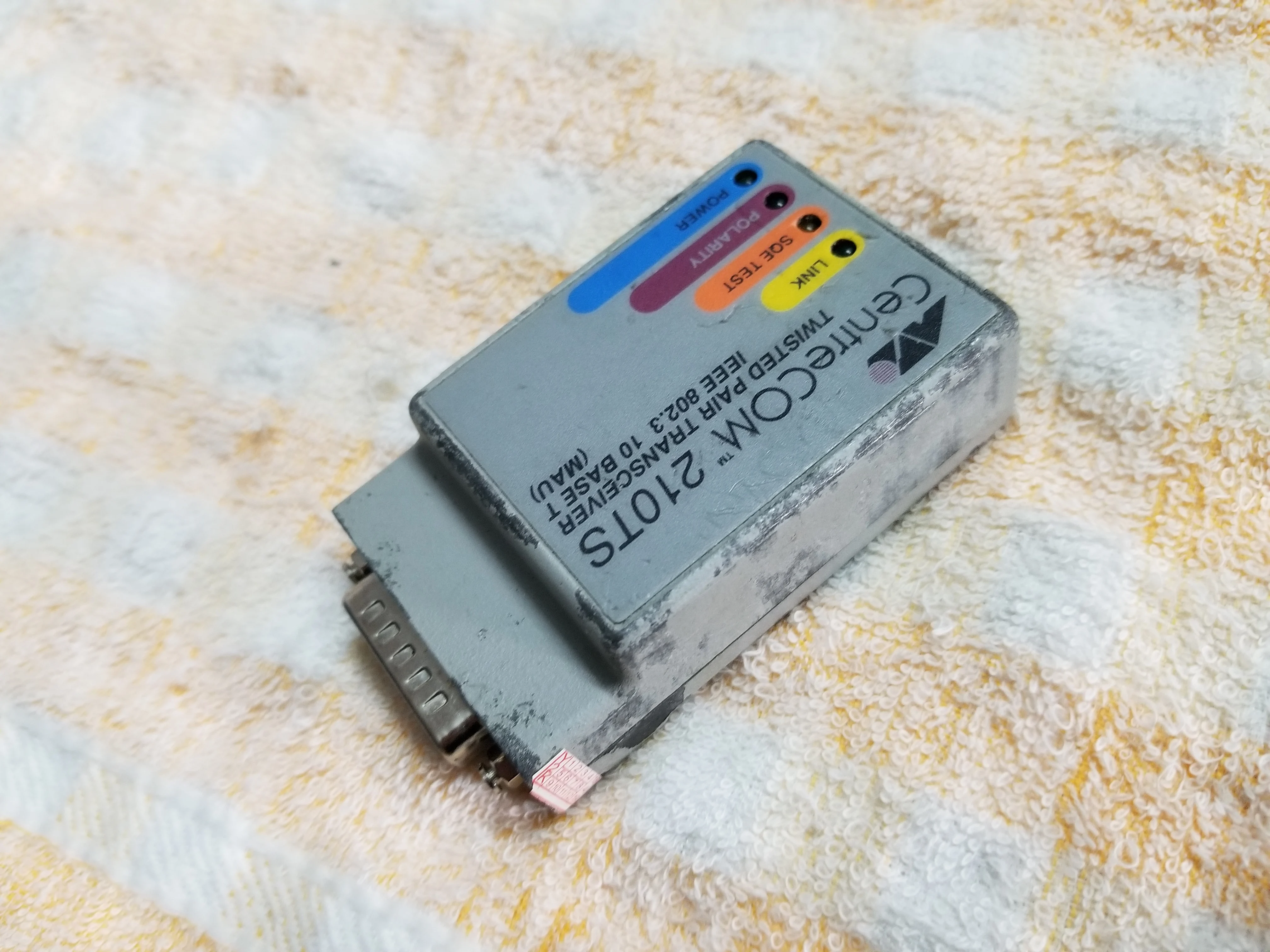 Преобразователь Center COM 210t 210ts BL50R RJ45 в приемопередатчик AUI 2511 картинка 1 2 имеет 19