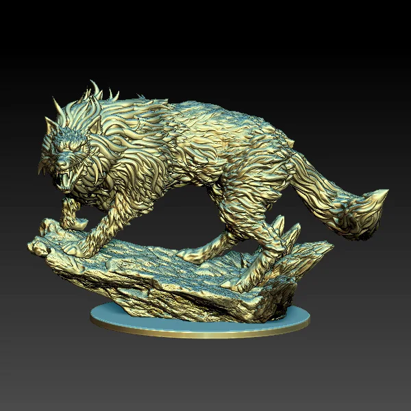 3D модель STL wolf для маршрутизатора с ЧПУ принтер Artcam Aspire | Инструменты
