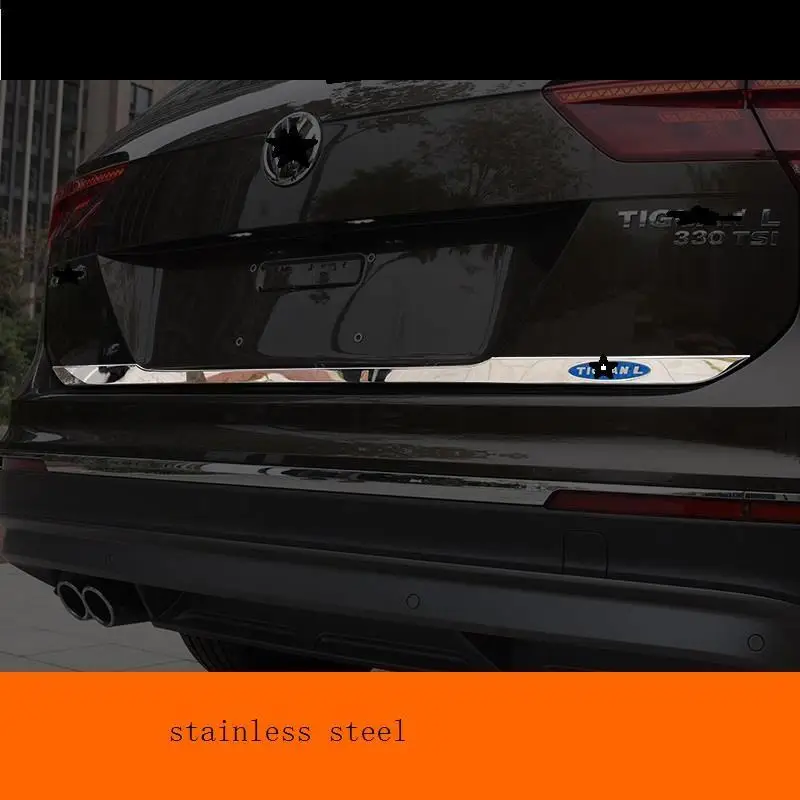 Автомобильная автомобильная Хромовая задняя панель багажника ножная педаль