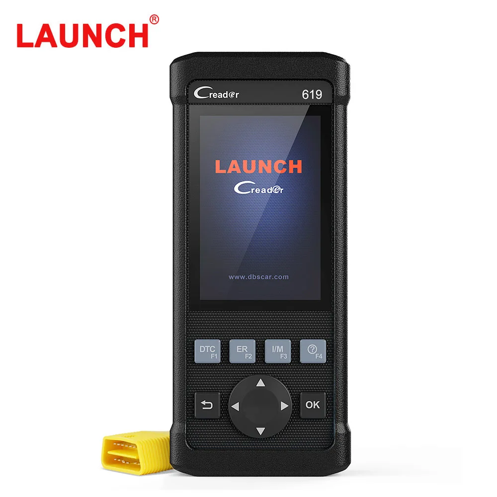 

Launch CR619 OBD2 Diagnostic Tool Professional Scanner Engine Check ABS SRS Airbag Reset Multi Language Code Reader Free Update