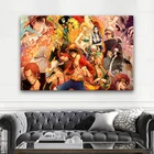 Настенная картина на холсте аниме постеры для гостиной HD принты обезьяны D Луффи Живопись Домашний Декор для спальни