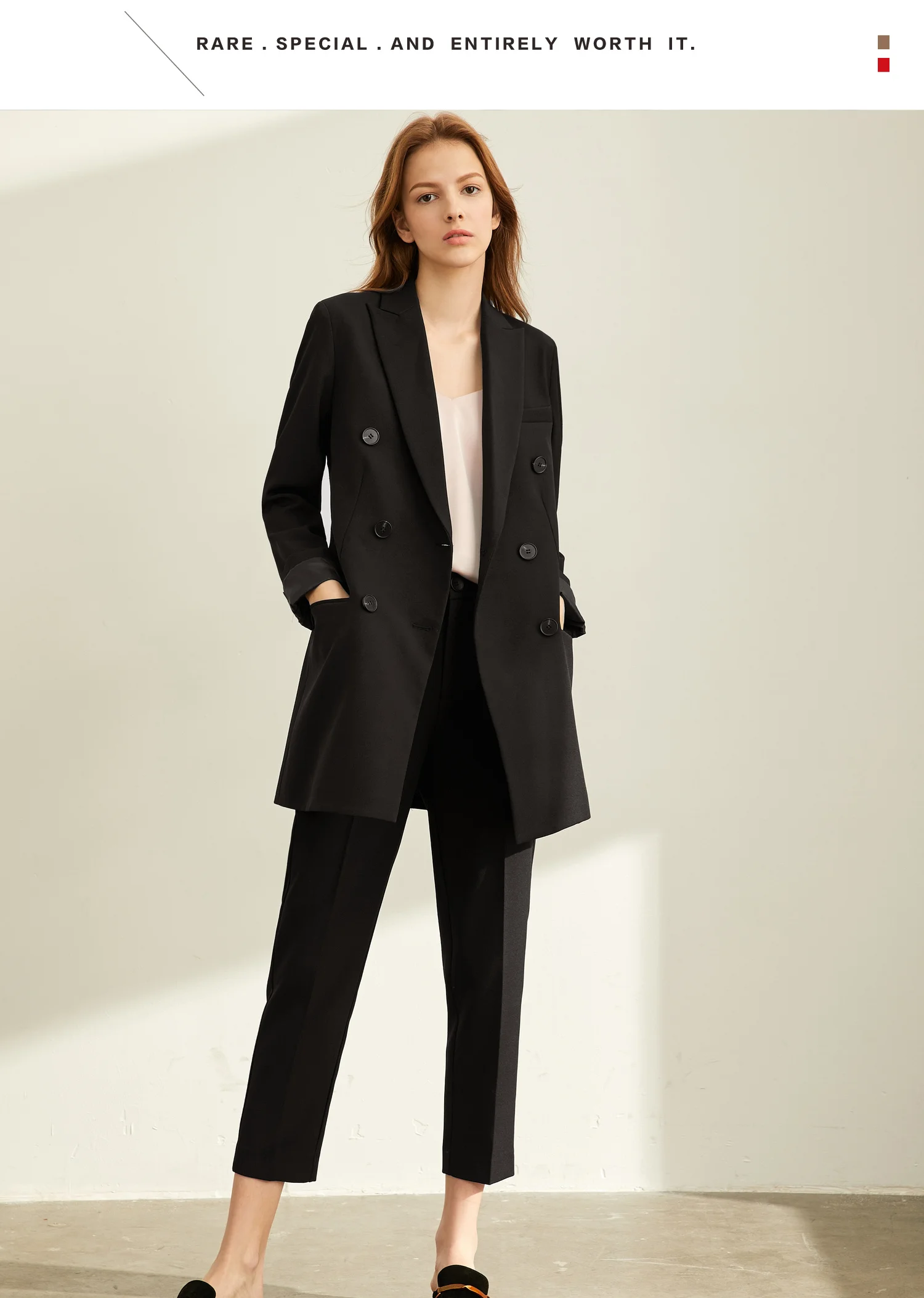 Amii Minimal Western Style Outerwear Pants Shorts Professional Suit Women New Autumn leisure suit Two-Piece Set