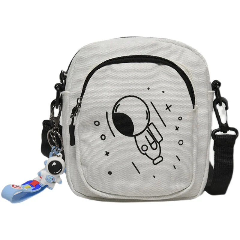 

Cute Printed Astronaut Bag Female 2021 New Girl Student Mobile Phone Bag Japanese Shoulder Bag Messenger Bag