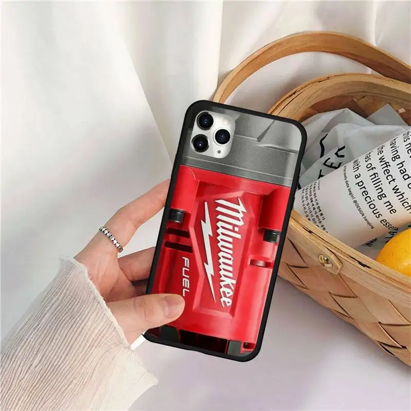 

Milwaukees Toolbox Phone Case for iPhone 11 12 Pro X XS Max Mini XR 7 8 Plus SE 2020 Samsung S9 10 20 A51 Plus Ultra