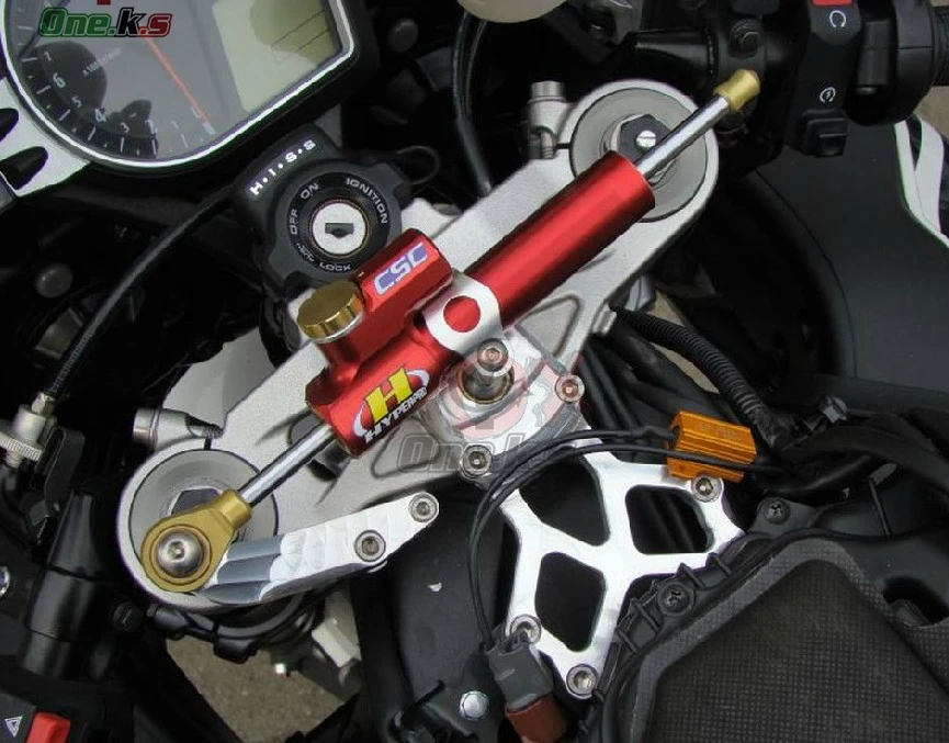 Универсальный Мотоцикл Регулируемый рулевой демпфер Стабилизатор Монтажный