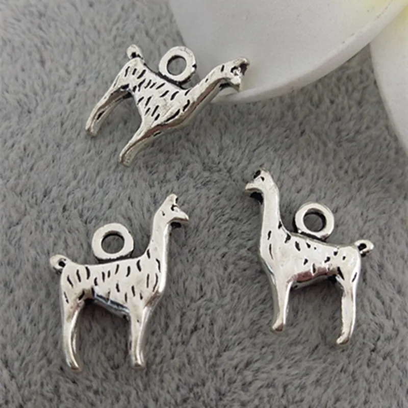30pcs high alloy 13*17mm VICUNA charm DIY alpaca cute animal handmade pendant accessories SMC106 |
