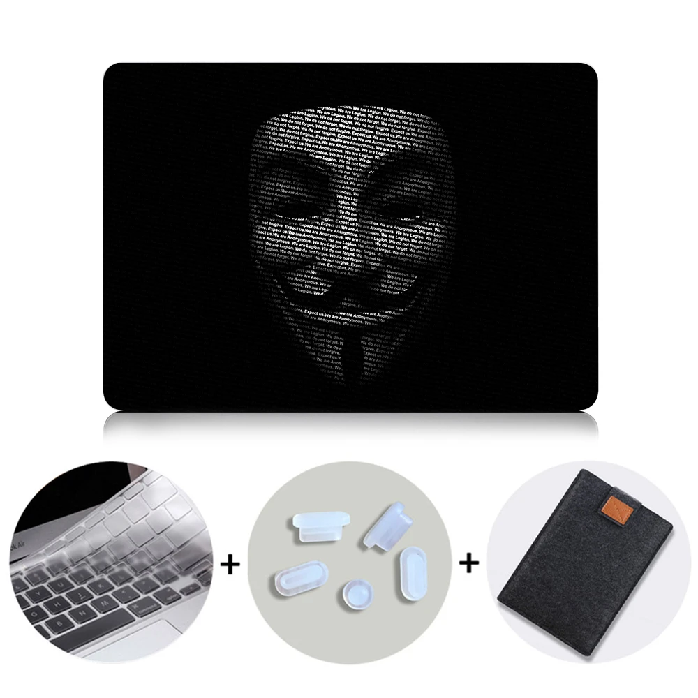 MTT для Apple Macbook Air Pro retina 11 12 13 15 дюймов чехол для ноутбука с сенсорной панелью ПК Жесткий Чехол таинственный хакер чехол для ноутбука - Цвет: MB14