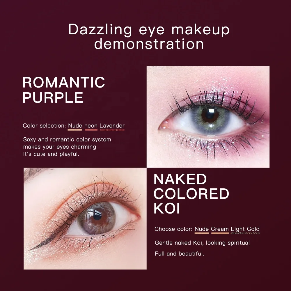 SENANA Natural Brighten 18 Colors private label makeup cosmetics long lasting shining waterproof High Pigment eye shadow |