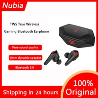 original nubia redmagic tws gaming earphone for nubia 5s 5g wireless bluetooth e sports universal headphone for realme 7 6 pro