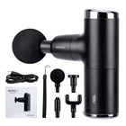 Электрический массажер для мышц, Миниатюрный пистолет для глубоких мышц с вибрацией для облегчения боли, для спорта, фитнеса, терапии, портативный массажер для расслабления тела