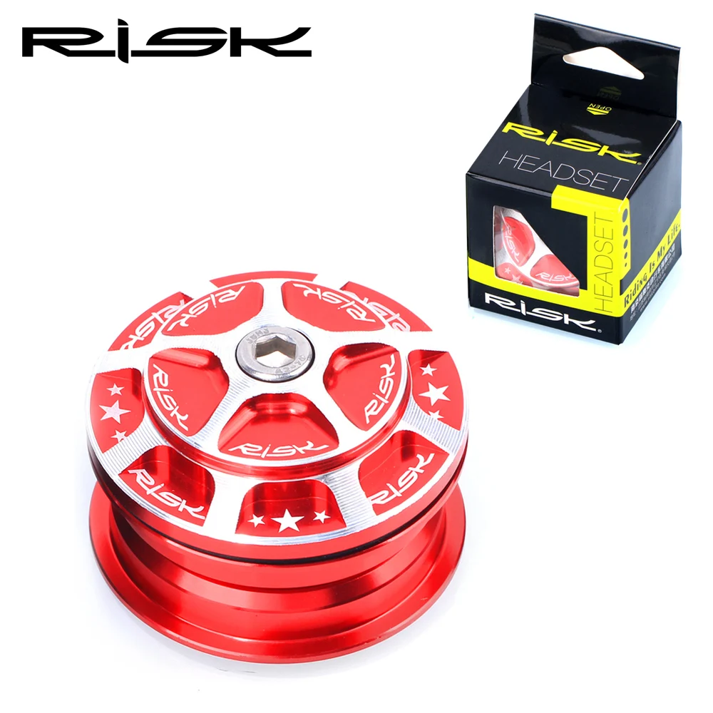 Риск MTB велосипед дорожный гарнитура 44 мм чаша группа CNC 1 1/8 &quotпрямая трубка 28 6