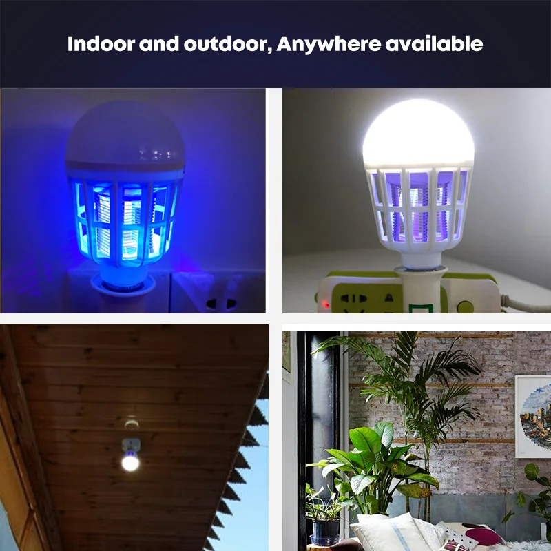 Лампа убийца от комаров лампа для домашних насекомых СВЕТОДИОДНЫЙ УФ освещение с