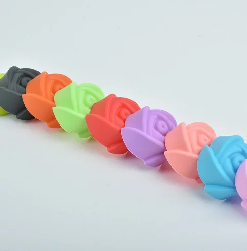 Цветок Цветение розовая силиконовая форма для помадки мыло 3D торта капкейков