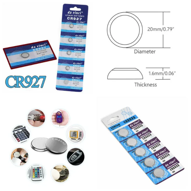 

5pcs/version 1 version Promotion New 3V Watch Clock Battery Lithium Button Coins Cells Pilas For Calculators Toys Computers