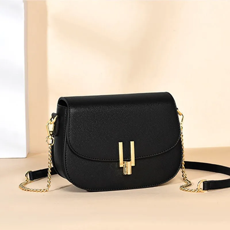 

Tote Bags for Women 2021 New Fashion High Quality Simple Lock Saddle Bag Ladies Shoulder Diagonal Bag Purses and Handbags Cc Gg