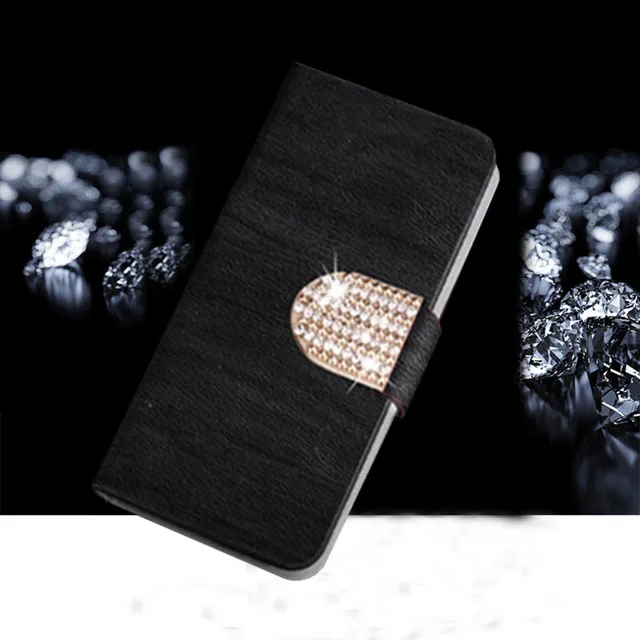 Black with Diamond Alcatel Работает с любым оператором, 1X2019 чехол Alcatel1X чехол флип чехол-бумажник чехол для телефона из искусственной кожи для Alcatel Работает с любым оператором, 1X2019 5008Y 5008D 5008K 1 X Чехол Крышка - Цвет: Black with Diamond