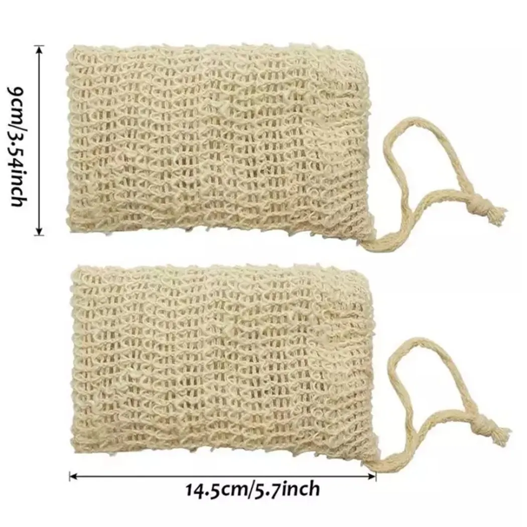 

5 Cotton And Linen Foaming Exfoliating Soap Bags For Household Washing And Cleaning In Stock Drop Ship