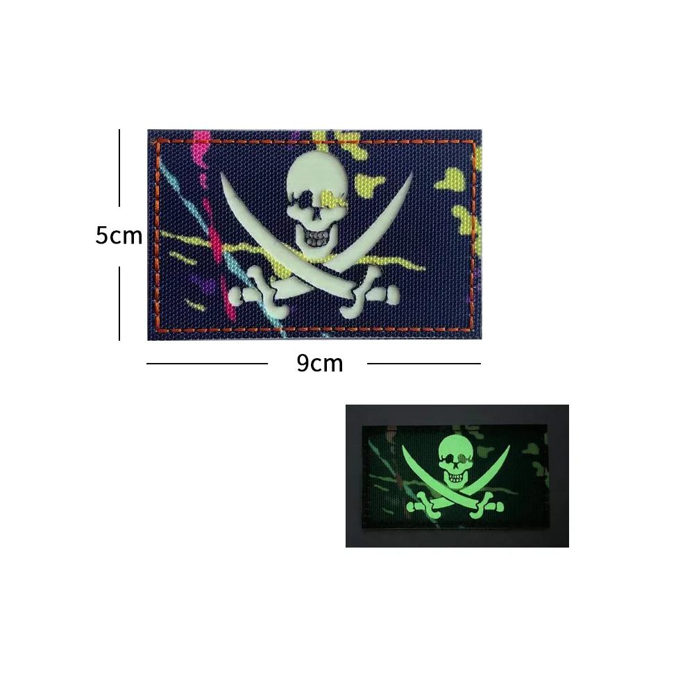 США флотская команда котиков зеркальные нашивки черная борода Пиратская эмблема