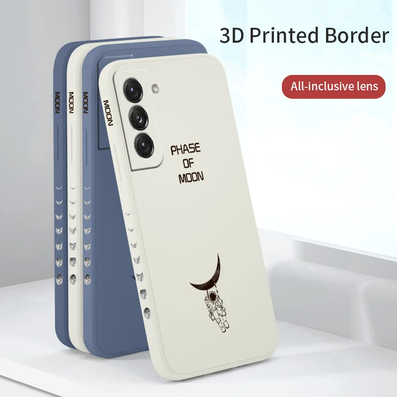 Hanging Astronaut Phone Case For Samsung Galaxy S21 S22 S20 FE S10 Note 20 10 Ultra Plus A72 A52 A32 A71 A51 A41 A31 A21S Cover