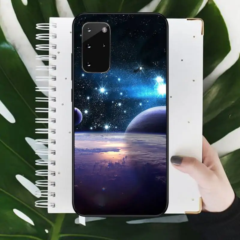 

Gradient mysterious universe planet Phone Case For Samsung galaxy S 7 8 9 10 20 edge A 6 10 20 30 50 51 70 note 10 plus