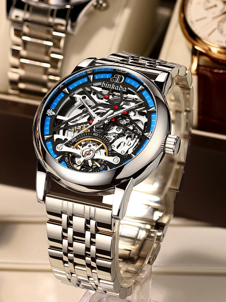 Часы швейцарские мужские автоматические Оригинальные Водонепроницаемые