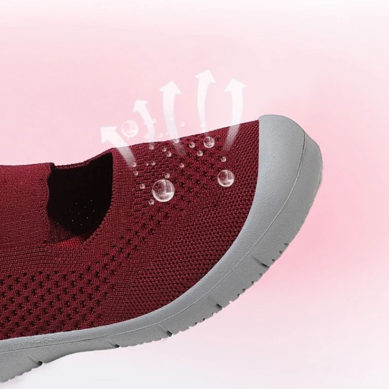 Fashion Women Flats Breathable Shoes Soft Sole Loafers Non-Slip Outdoor Female Leisure Shoes Driving Walking Sports Lightweight