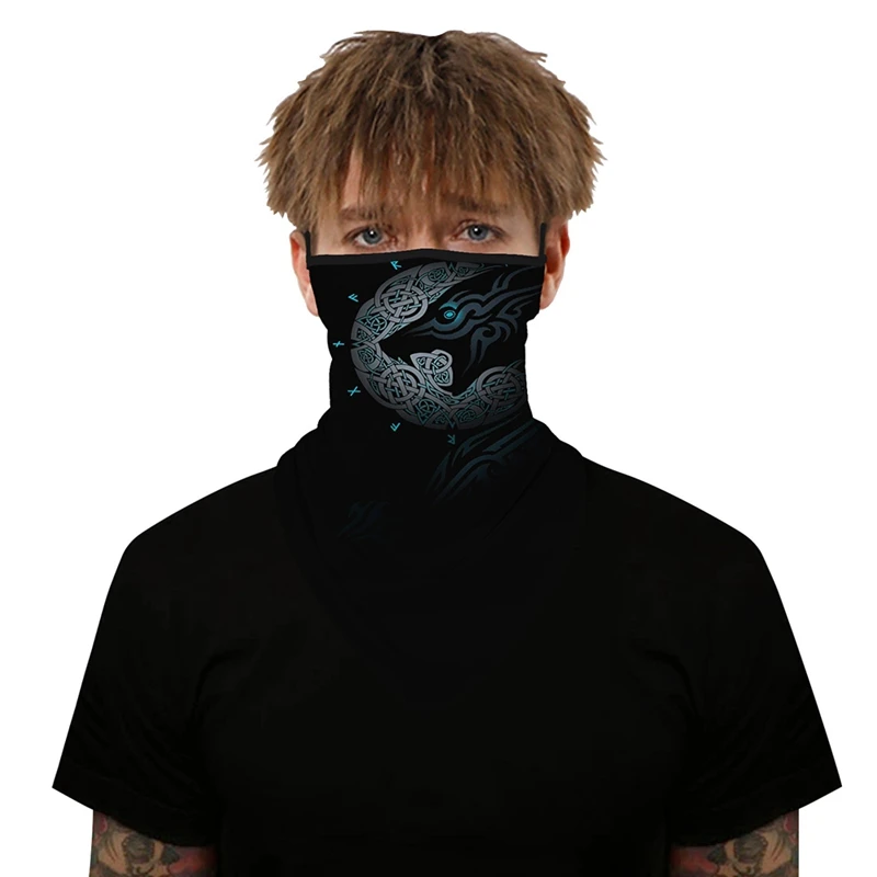 Солнцезащитный шарф с цифровой печатью для езды на открытом воздухе Волшебная