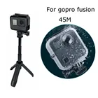 Подводный водонепроницаемый чехол для камеры Go Pro Fusion Mini, mout + 45 м, аксессуары для видеокамеры GoPro fusion 360
