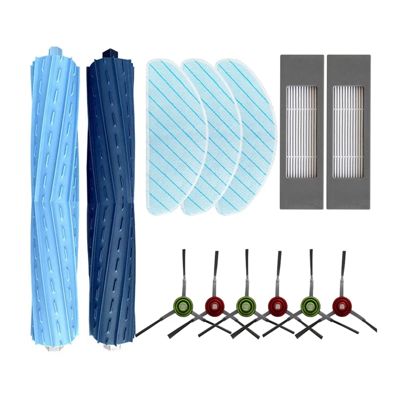 

Vacuum Cleaner Accessories Replacement Part Kit of Side Brush Filter Mop Cloth for Ecovacs Deebot OZMO T9 T9 AIVI Robot