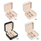 Лидер продаж органайзер для ювелирных украшений, модный портативный бархатный шкатулка для колец, держатель, чехол для хранения серег