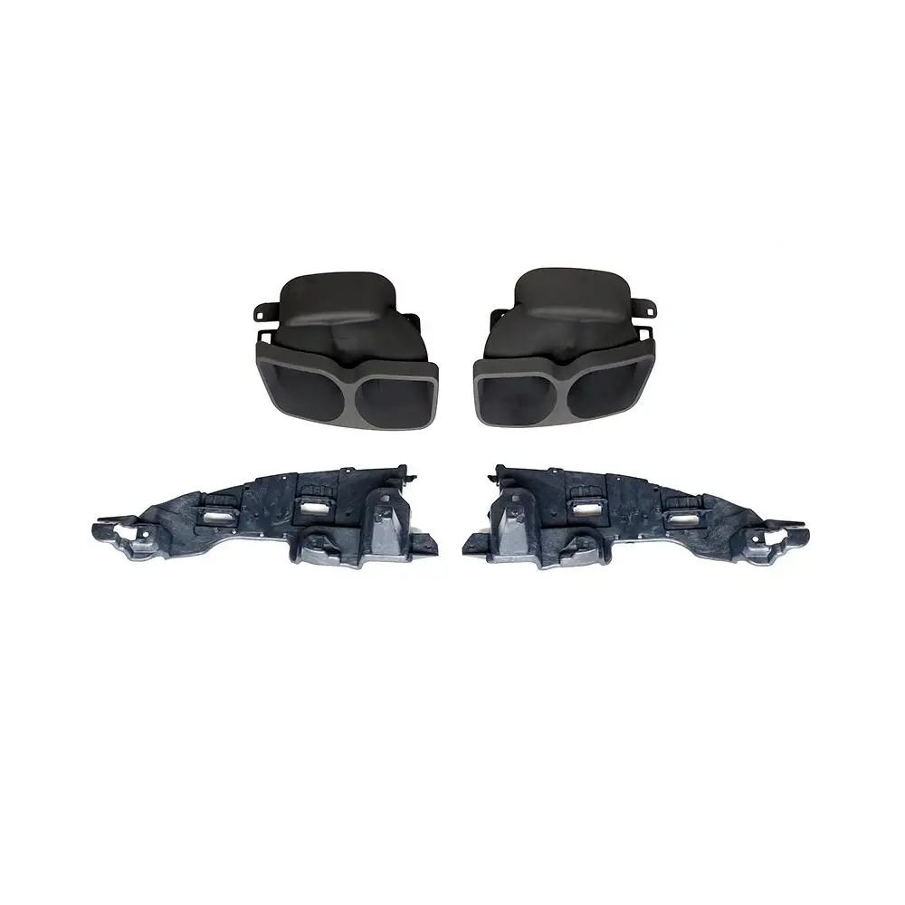 Car Rear Bumper Diffuser Lip Spoiler with Exhaust Tips For Mercedes-Benz E Class W213 E350 E43 E63 AMG- Rear Diffuser
