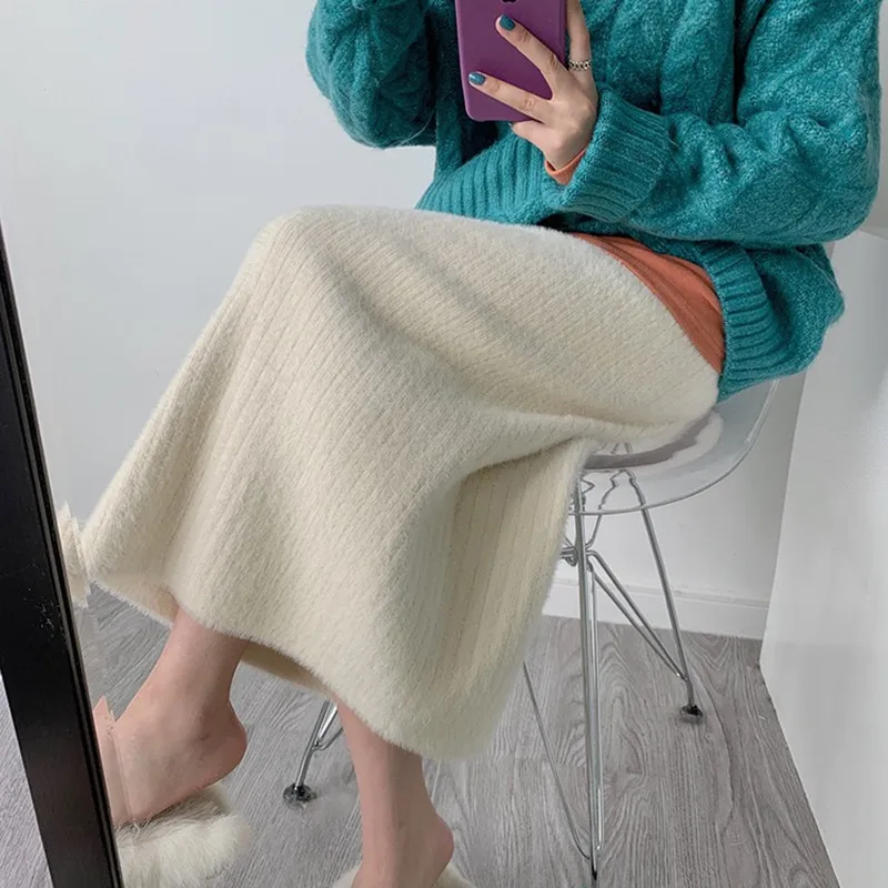 

Женская облегающая юбка RHTBSQ502, длинная юбка для весны и осени, 2022