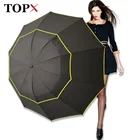 Большой зонт для мужчин и женщин, складной уличный зонтик с защитой от ветра и солнца, 3 больших размера