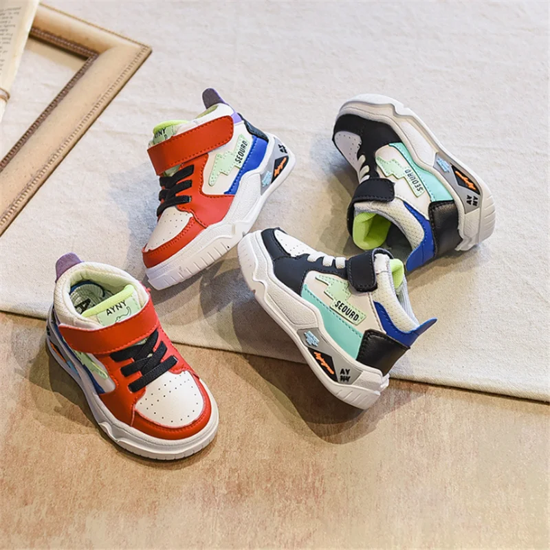 AOGT 2020 Осенняя детская обувь для мальчиков и девочек малышей модные мягкие