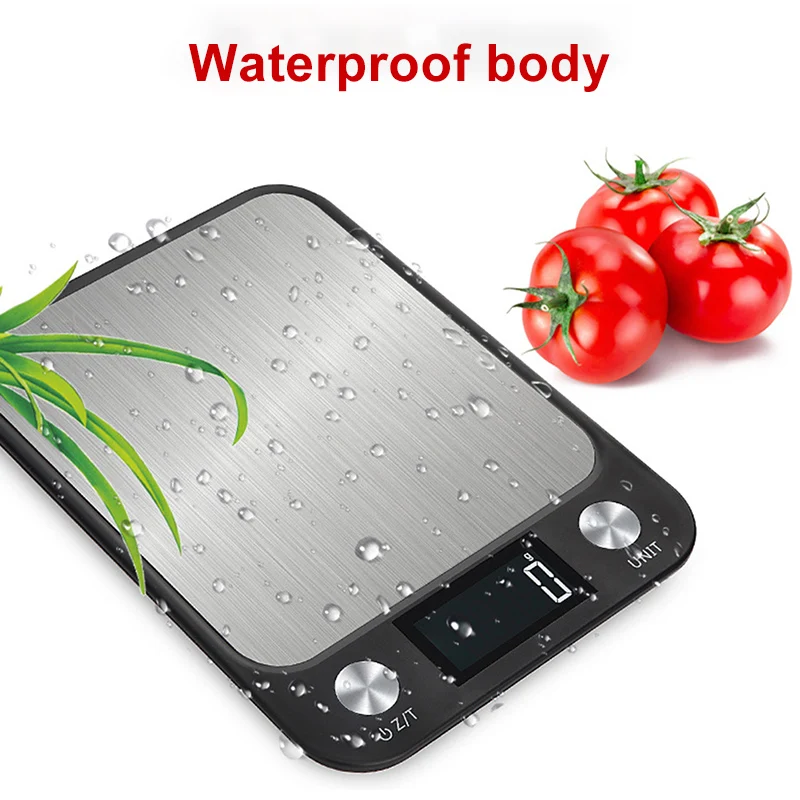 

Food Kitchen Digital Scale Weight Grams Ounces 5kg for Cooking Baking Coffee Shop DC156