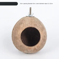 peony tiger skin birds nest coconut shell parrots nest big birds nest coconut shell warm and bite proof parrot products