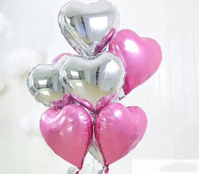 1 шт. 18 дюймов Сердце воздушные шары на День святого Валентина Любовь Свадьба