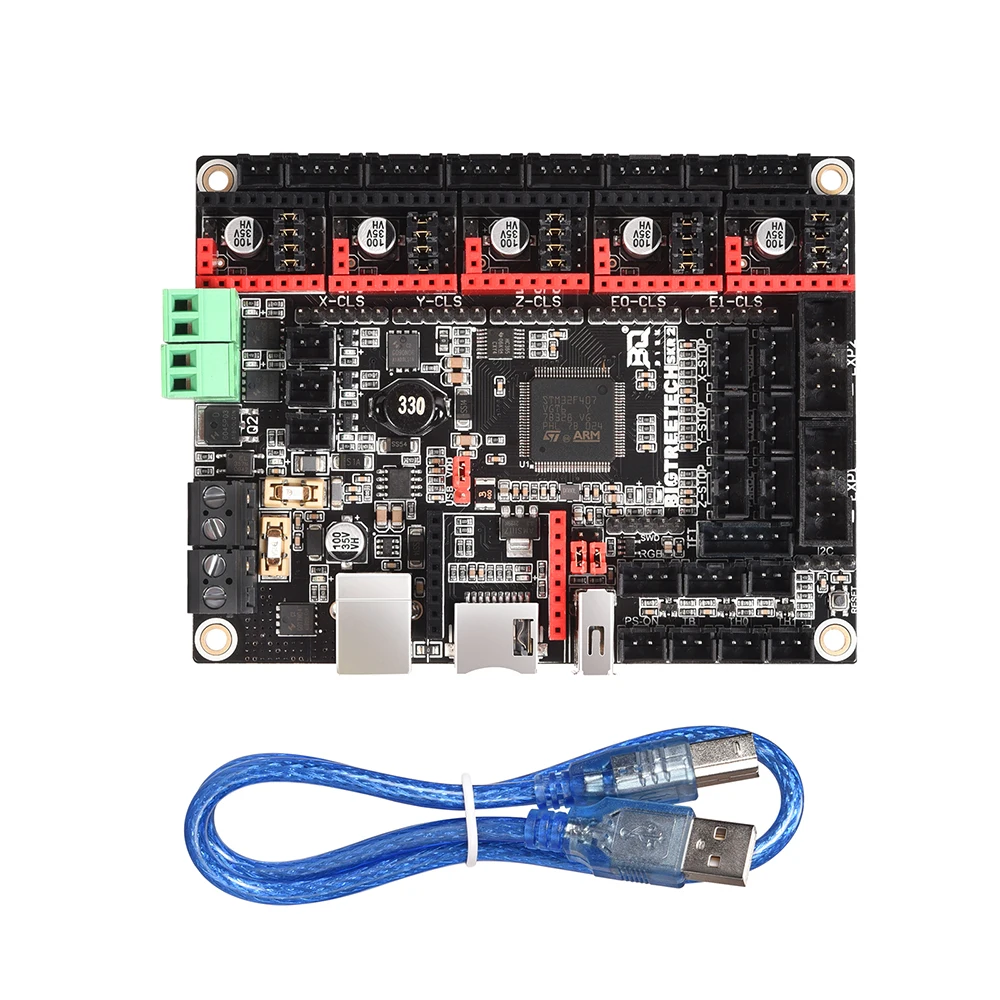 Плата управления BIGTREETECH SKR 2 TFT35 E3 V3.0 сенсорный экран + TMC2209 TMC2208 VS 1 4 V1.4 Turbo для Ender 3/5 V2