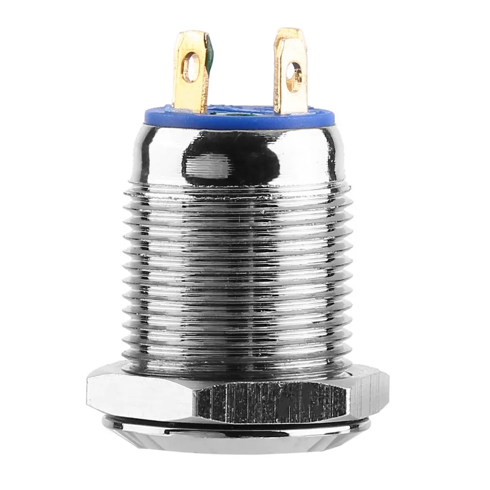 Ангел глаз металлический светодиодный с подсветкой 16 мм кнопочный переключатель