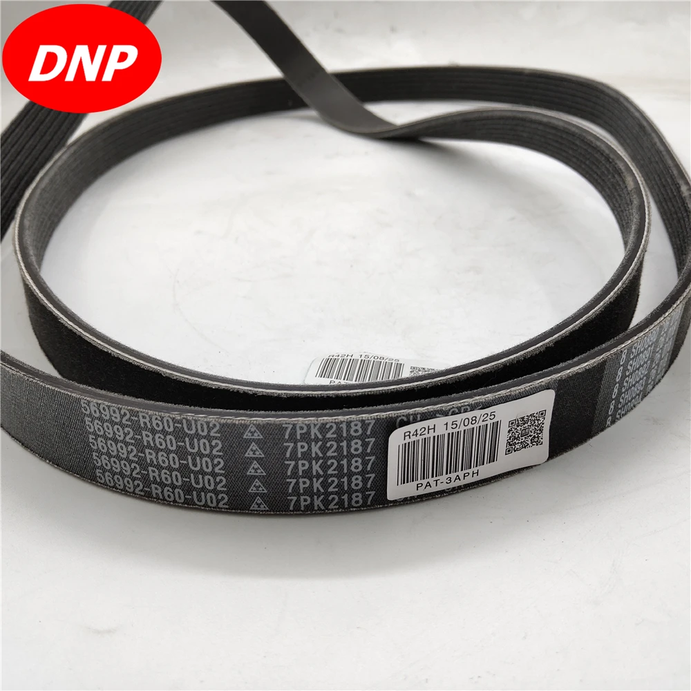 Ремень для насоса гидроусилителя руля DNP Fan Подходит Honda ACCORD 56992 R60 U02 7PK2187|Ремни
