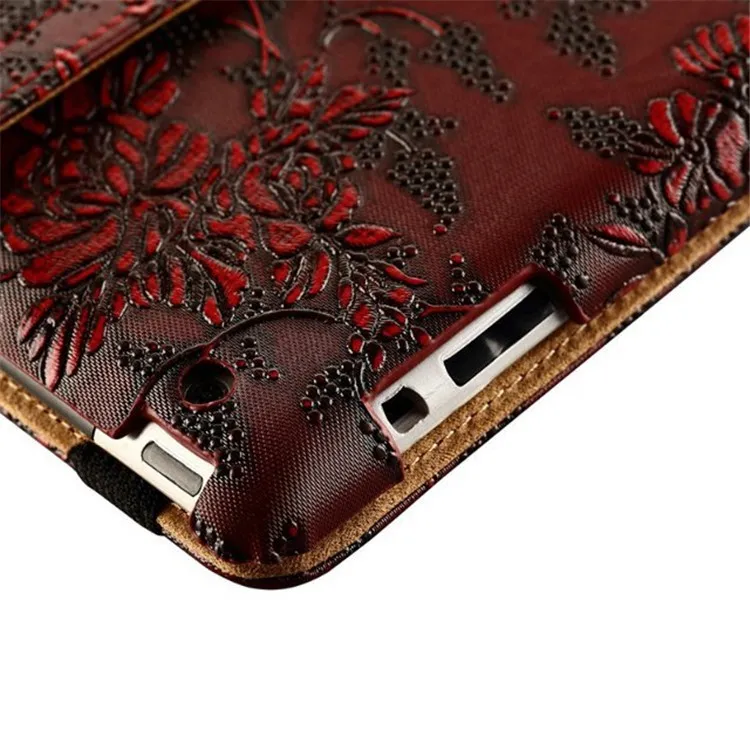 Чехол для Apple iPad 2/9 7 из ПУ кожи с 3d рисунком винограда|cover for apple ipad|case applecase ipad 2 |