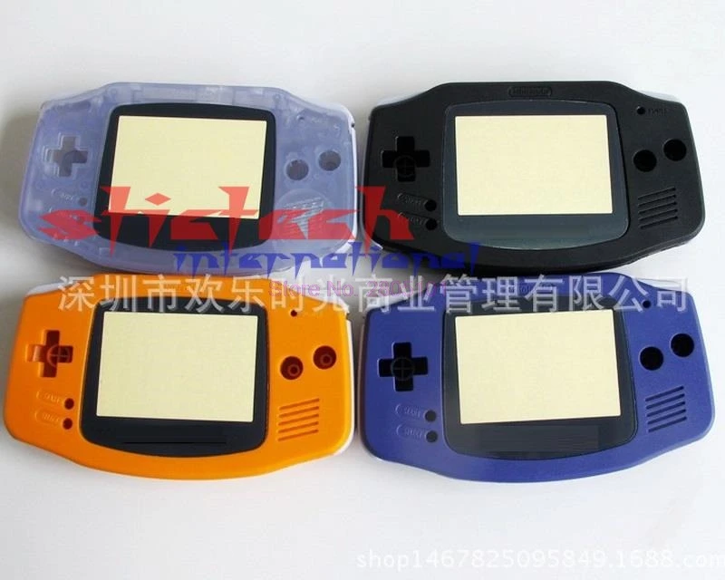 Доставка dhl или ems 20 комплектов полный комплект запасных частей корпуса для Advance GBA