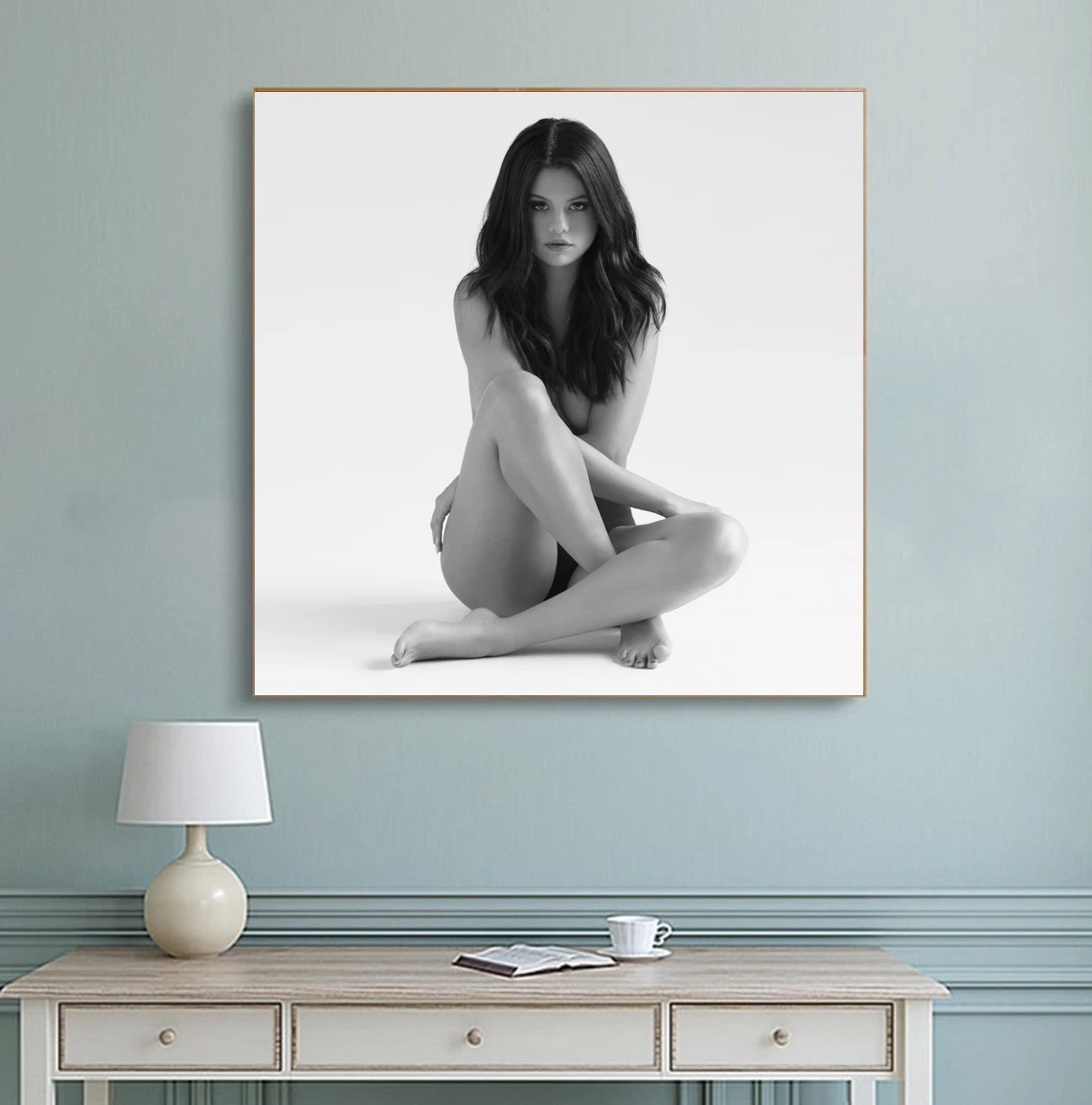 Альбомная обложка альбома с музыкой Селена Гомез постер на холсте